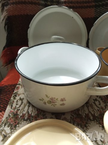 Тенджерки емайлирани, снимка 2 - Съдове за готвене - 37092079