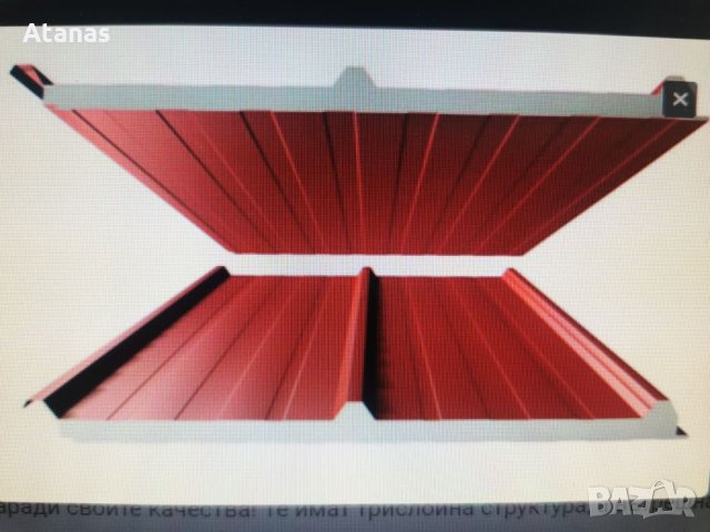 Термопанели, Покривни и Стенни Сандвич Панели, снимка 5 - Строителни материали - 28015148