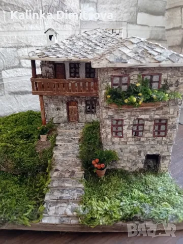Макет на родопска къща-ръчна изработка., снимка 9 - Декорация за дома - 50028910