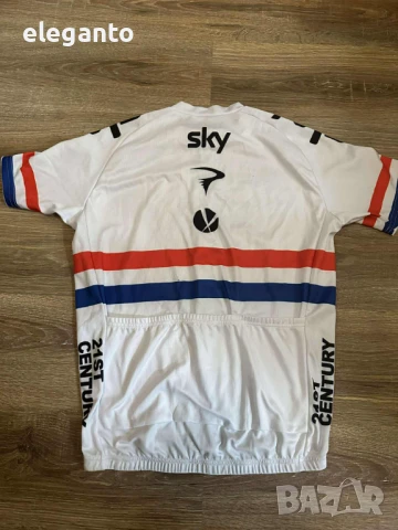 Мъжко Вело MTB джърси Rapha Sky team с цял цип , L/XL размер , снимка 7 - Спортни дрехи, екипи - 50850286
