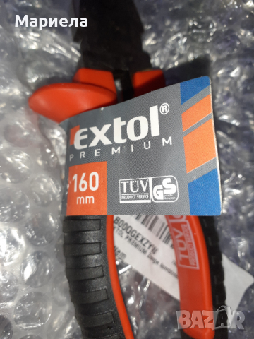 Комбинирани клещи Extol Premium pliers, 7406 , combination pliers, 160mm, EXTOL PREMIUM 7406, снимка 3 - Клещи - 36395509