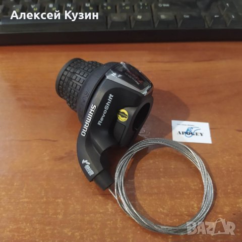 Лост за скорости Shimano Tourney SL-RS350-6  скорости, снимка 2 - Части за велосипеди - 39862782