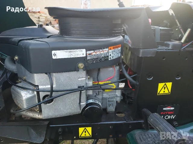 Тракторна косачка 21коня Briggs професионална,косене трева, снимка 12 - Градинска техника - 49429280