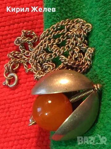 СТАРО РУСКО МЕЛХИОРЕНО КОЛИЕ с КЕХЛИБАРЕН МЕЛХИОРЕН МЕДАЛЬОН СССР НАТУРАЛЕН БАЛТИЙСКИ КЕХЛИБАР 50206, снимка 18 - Антикварни и старинни предмети - 49916979