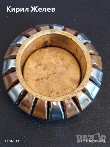 Красива месингова кутия сувенир от Индия за КОЛЕКЦИЯ ДЕКОРАЦИЯ 47296, снимка 3 - Други ценни предмети - 51759102