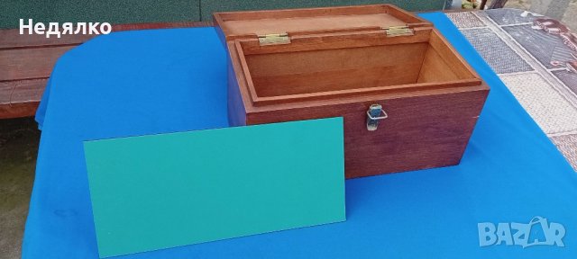 Стара дървена кутия за бижута, снимка 4 - Антикварни и старинни предмети - 43435068