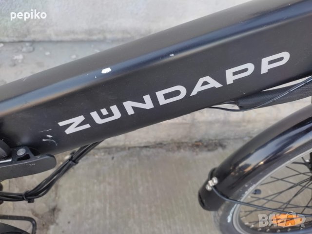 Продавам колела внос от Германия тройно сгъваем електрически велосипед ZUNDAPP 20 цола, снимка 2 - Велосипеди - 39791719