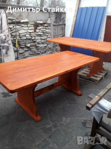 дървена маса и пейка, снимка 10 - Маси - 26071569