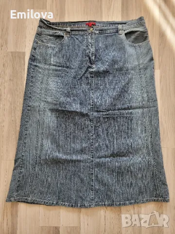 Дънкова макси пола