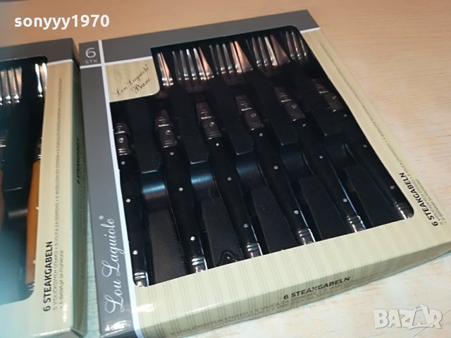 laguiole france 6бр кафяви или черни-вилици 1606212148, снимка 5 - Антикварни и старинни предмети - 33241324