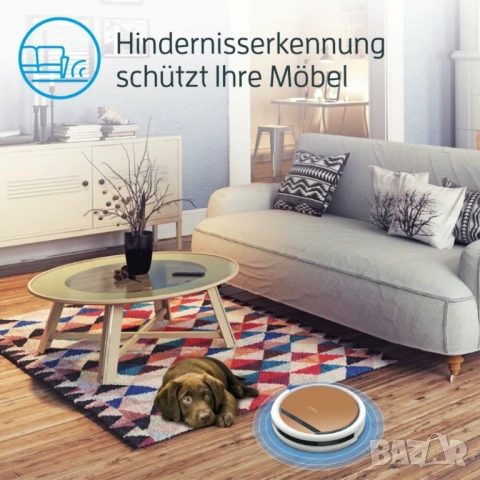 Прахосмукачка робот ZACO iLife V5x, Плюс МОП, Систематично почистване с навигация, WiFi, снимка 8 - Прахосмукачки - 53581847