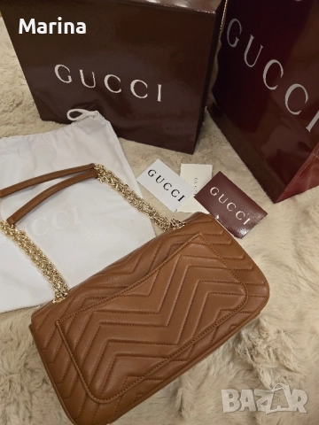 Налична чанта Gucci Marmont , снимка 12 - Чанти - 52451058