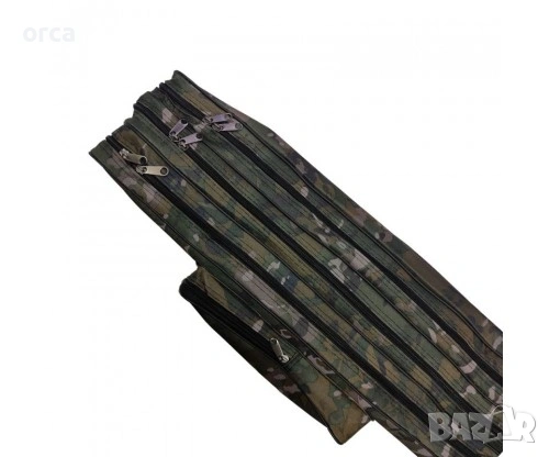 Троен калъф за въдици PenaxPro 3 Rod Sleeve Green Camo за риболов, снимка 6 - Такъми - 53040379