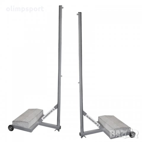 Стойки за бадминтон - комплект нови мобилни с колелца и противотежест​, снимка 1