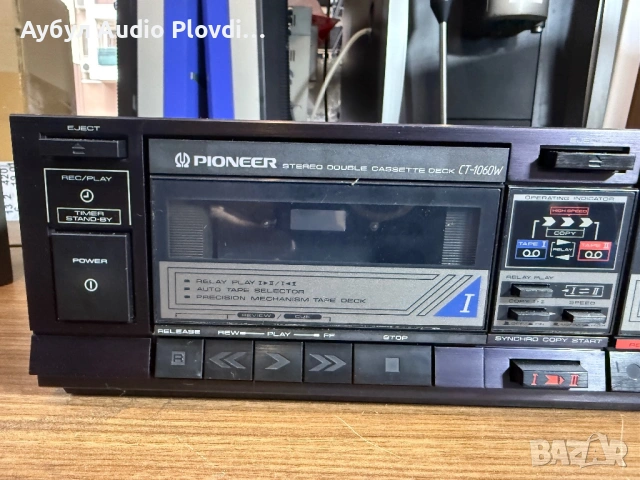 Vintage Pioneer Stereo Double Cassette Deck CT-1060W, снимка 4 - Декове - 53005755
