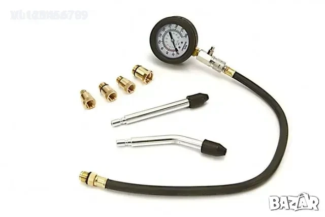 Уред за измерване на компресия на бензинови двигатели /Компресомер FORSAGE, снимка 3 - Други инструменти - 52237102