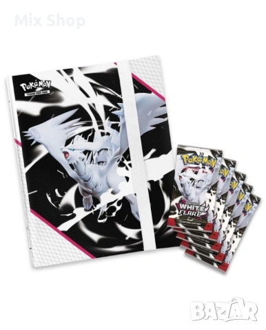 Pokеmon TCG: Scarlet & Violet 10.5 White Flare Binder Collection, снимка 3 - Други ценни предмети - 53088397