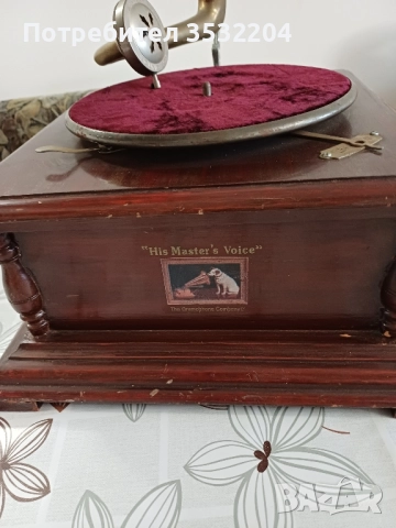 стар грамофон, снимка 5 - Антикварни и старинни предмети - 52433558
