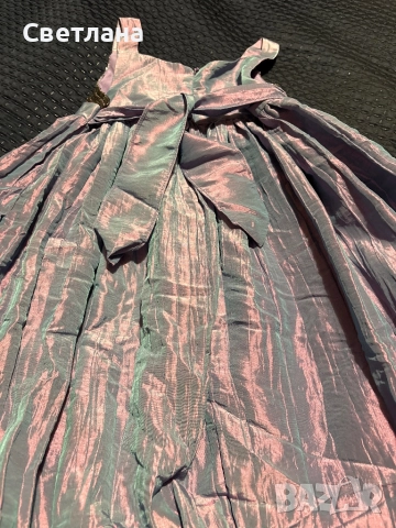 Рокля. Хамелион ( лилаво-синьо-розов) 3 години., снимка 3 - Детски рокли и поли - 51870429