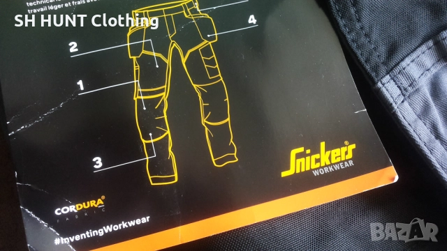 Snickers 6241 Allround Work Stretch Trouser разм 46 / S панталон с от части еластична материя W4-415, снимка 14 - Панталони - 52025525