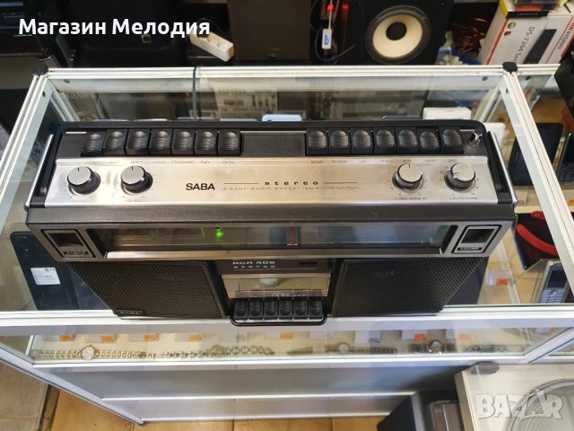 Радиокасетофон SABA RCR 405 Stereo В отлично техническо и визуално състояние., снимка 6 - Радиокасетофони, транзистори - 42933192