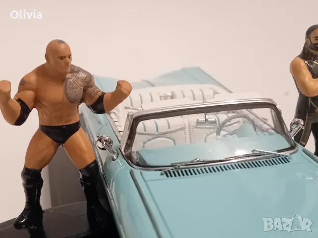 1:43 figure WWE, The Rock diorama JADA фигурки за диорама, снимка 12 - Колекции - 49531795