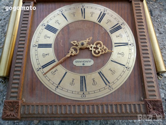 оригинален стенен часовник Junghans първата половина на ХХ  век Original wall clock Antique German, снимка 18 - Антикварни и старинни предмети - 26108454