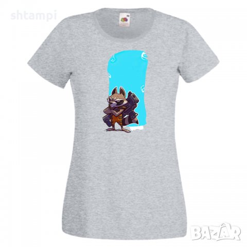 Дамска тениска Marvel Rocket Racoon 1 Игра,Изненада,Подарък,Геймър,, снимка 6 - Тениски - 36748094
