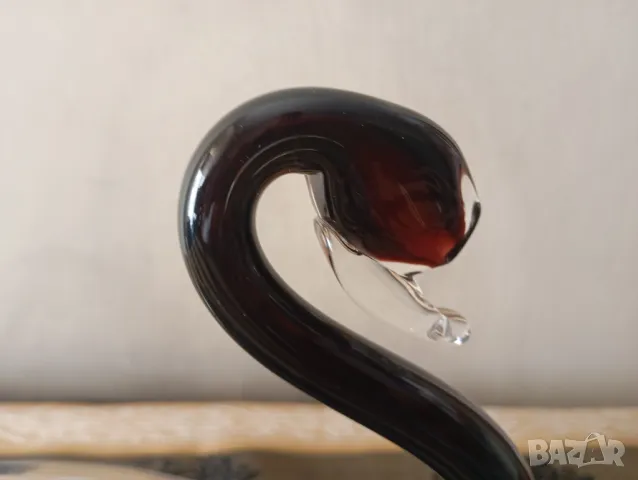 Статуетка мурано-лебед, снимка 2 - Статуетки - 49966759