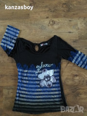 Desigual - страхотна дамска блуза , снимка 4 - Блузи с дълъг ръкав и пуловери - 39564619