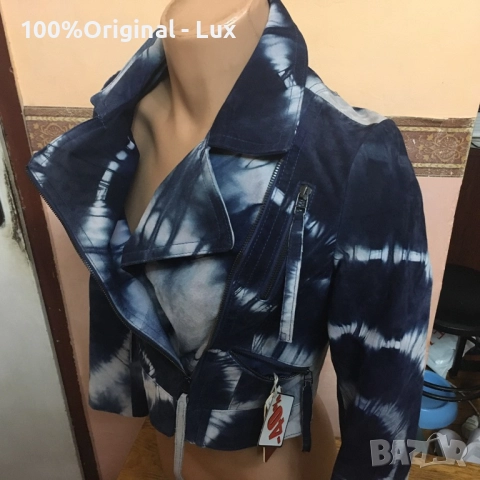 Rino&PELLE--оргинал.Ест.кожа.Дизайнерско.Лукс-С/М, снимка 12 - Якета - 52697852