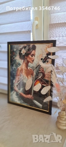 Диамантен гоблен - "ЦИГУЛАРКАТА" , снимка 5 - Гоблени - 53109458