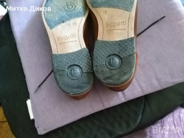 Бугатти Bugatti маркови обувки естествена кожа размер №44 стелка 29см, снимка 14 - Официални обувки - 51009176