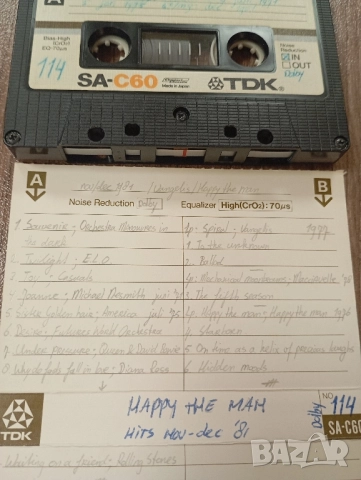Лот от 12 бр TDK SA-C60 хромни аудиокасети с Албуми и хитове от 80те години, снимка 13 - Аудио касети - 52054575
