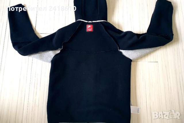 Nike Tech Full Zip Hoodie Mens Size S ОРИГИНАЛ! Мъжки Суитшърт!, снимка 5 - Спортни дрехи, екипи - 52682829