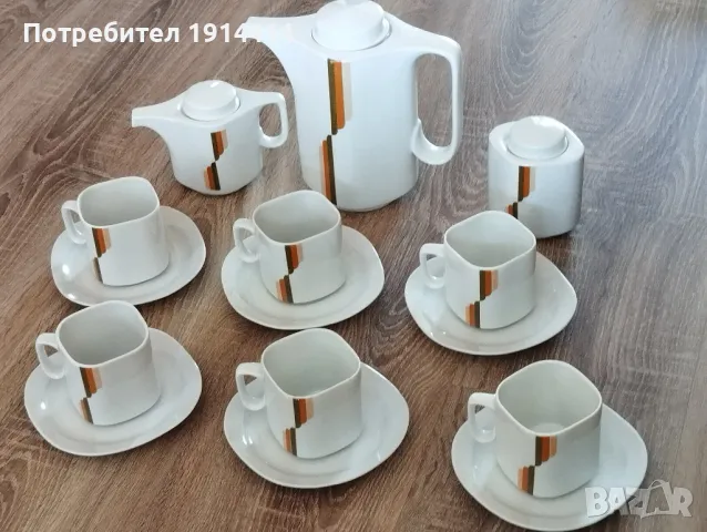 Сервиз за чай   15 части, снимка 16 - Сервизи - 49756379