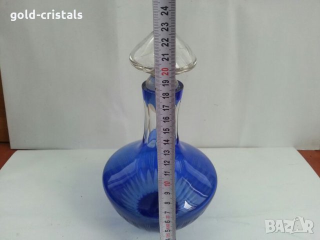  кристална гарафа , снимка 2 - Антикварни и старинни предмети - 26685516