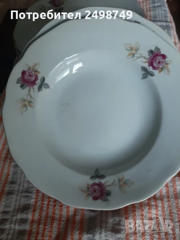 Чинии порцеланови, българско производство, НОВИ, снимка 5 - Чинии - 50475311