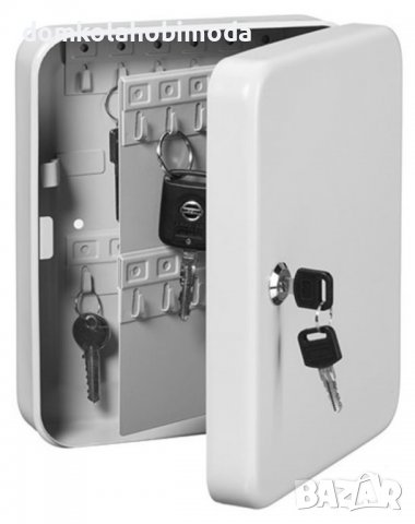 Кутия за ключове/Заключване с ключ.Стомана, 20x25x5 см