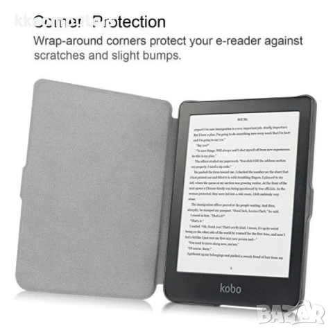 Kobo Clara HD Magnetic Flip /Wallet Кожен Калъф, снимка 3 - Калъфи, кейсове - 50962916