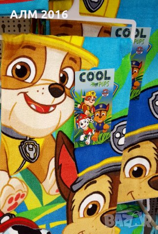 Хавлиена кърпа за плаж или Пончо Пес Патрул