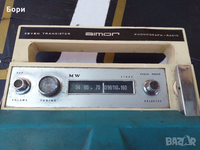 AIMOR seven transistor  phonograph-radio, снимка 3 - Радиокасетофони, транзистори - 32832532