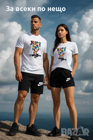 Nike Екипи За Двойки👕🩳Мъжки Къс Комплект Nike👚🩳Дамски Летен Екип Найк - 8 Модела Код LFS544, снимка 7 - Спортни дрехи, екипи - 50752369