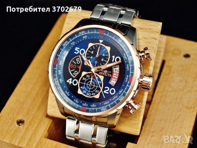 Invicta Aviator луксозен мъжки часовник, снимка 1 - Мъжки - 43819376