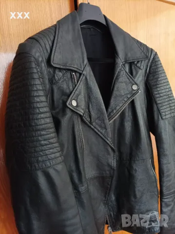 Мъжко кожено яке , снимка 2 - Якета - 50243624