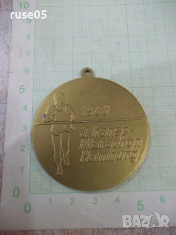 Медал "1988 3.hanse - Marathon Hamburg", снимка 2 - Други ценни предмети - 38256861