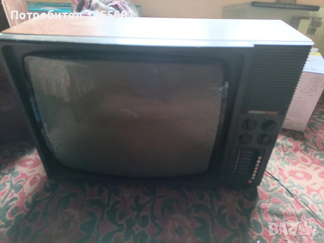 Стар голям телевизор респром Н6101, снимка 4 - Антикварни и старинни предмети - 53257287