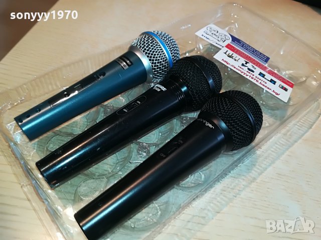 shure behringer shure, снимка 6 - Микрофони - 28621384