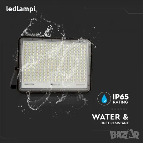 Соларен LED Прожектор 30W 2600Lm IP68, снимка 7 - Соларни лампи - 48632076