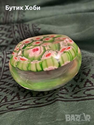 Преспапие от стъкло ,,мурано,,, снимка 4 - Антикварни и старинни предмети - 39049077